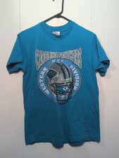Vtg Carolina Panthers Pro Player T Shirt M 1996 NFL