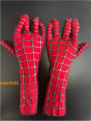 Handmade 1Pair Spiderman Gloves Amazing Spider-Man 2 Spiderman Gloves Cos Prop