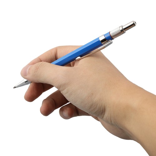 .Silver Streak Welders Pencil With 12 Pcs Round Silver Refills, Metal Marker. - Picture 14 of 24