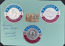 Tonga 1968 Souvenir Card