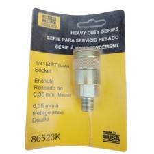 Stanley Bostitch 1/4" MPT Male Air Fitting Socket Heavy Duty Made in USA(86523K)