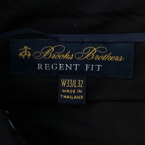 Brooks Brothers Madison Flannel Trousers Men's 33X32 (act 33X27 +2.5" hem) Reda - Picture 7 of 16