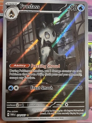 Pokmon TCG Froslass Twilight Masquerade Holo Card Illustration Rare 174/167 | eBay Pokmon TCG Froslass Twilight Masquerade Holo Card Illustration Rare 174/167 | eBay