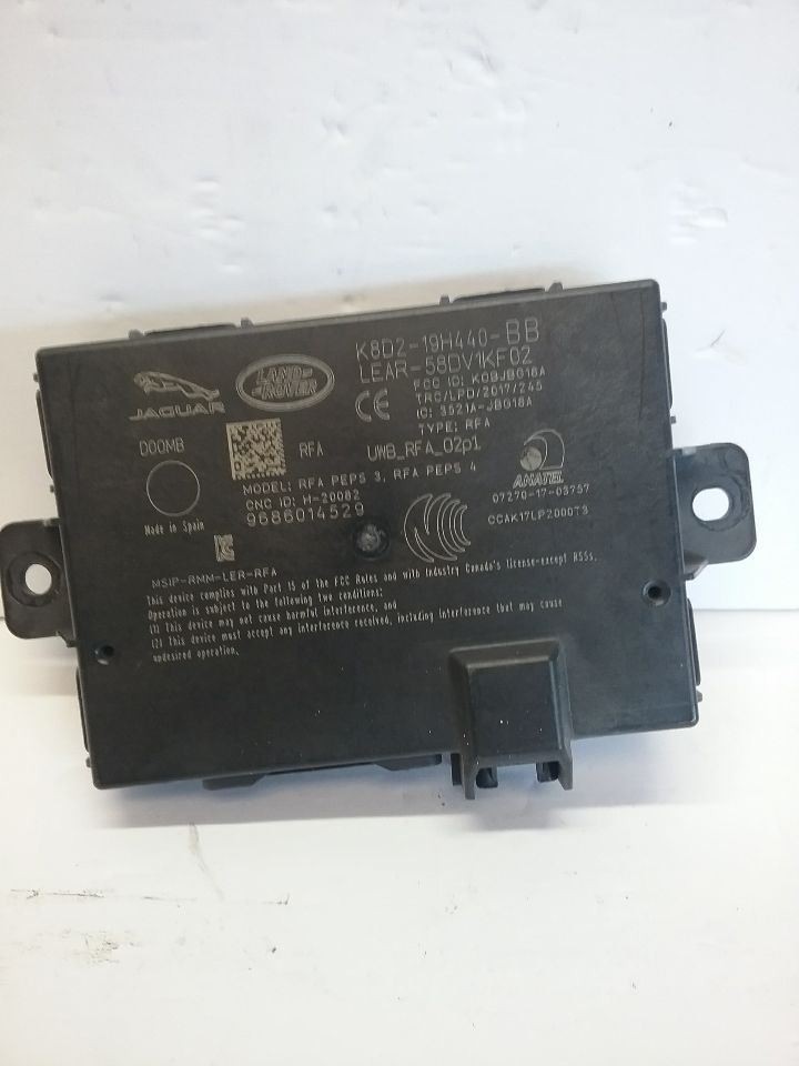 2020 RANGE ROVER EVOQUE KEYLESS ENTRY CONTROL MODULE FITS 20-21 ID
