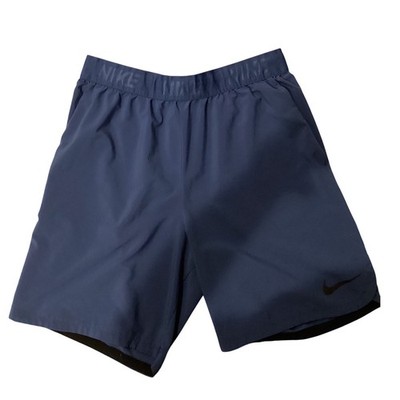 Nike Pro Flex Vent Max Mens Navy Blue Training Athletic Gym Shorts Size S