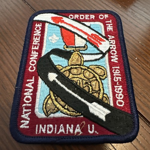 1990 National OA Conference (NOAC) 75th Anniversary Patch No Loop - Picture 1 of 2