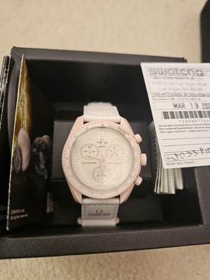 OMEGA x Swatch Speedmaster MoonSwatch Pink Men's Watch - SO33P100