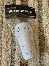 Soccer Shin Guards, 2 Pair Lightweight and Breathable Shin Guard Sleeves White