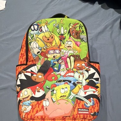 Sprayground Nickelodeon Mini Backpack Graphic Print Zip Polyester Multicolor