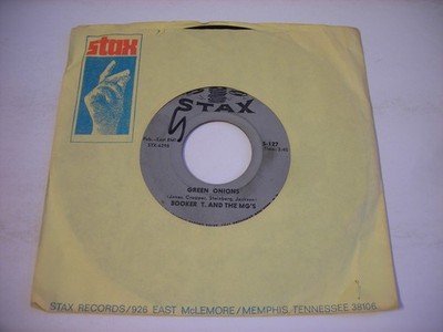 w SLEEVE Booker T. & the MG's Green Onions / Behave Yourself 1962 45rpm