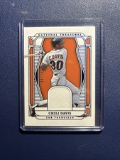 Panini 2025 National Treasures Material Treasures Chili Davis MT-CD /49  MEM