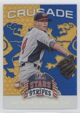 2015 Panini Stars and Stripes Crusade Blue Kale Breaux #56 0q1p