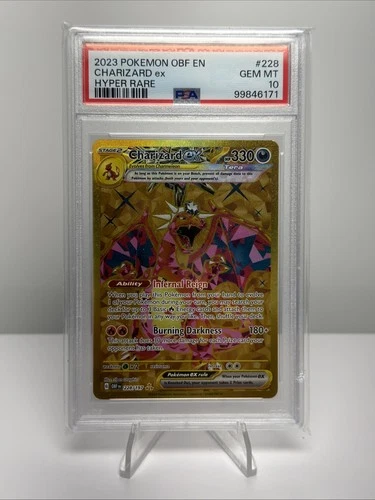 2023 Pokemon En-Obsidian Flames Hyper Rare #228 Charizard EX PSA 10 Gem Mint