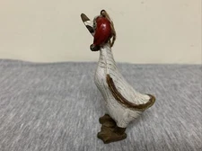 Vintage Tii Collections Christmas Folk Art Resin Goose Ornament