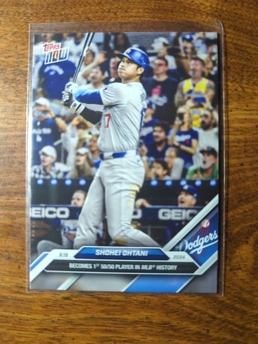 shohei ohtani 2024 Topps Now 50/50 Clubs 1st Member Dodgers #722