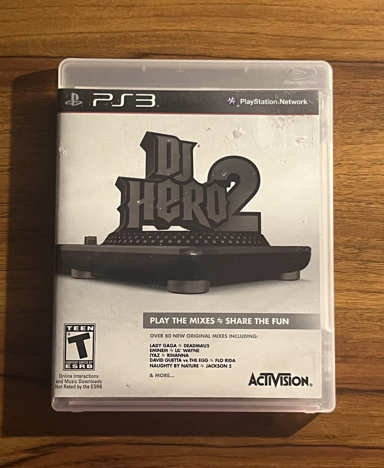 PS3 Music Games Bundle DJ Hero, DJ Hero 2, Def Jam Rapstar - With Manual 2010 - Image 4 of 4