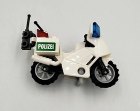 LEGO 7235 City Police Motorcycle Green Polizei Stickers 2005 Retired Complete #2