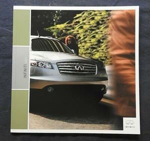 2003 INFINITI G35 Q45 M45 I35 FX45 QX4 FULL LINE SALES BROCHURE NICE SHAPE