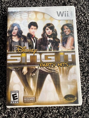 Disney Sing It: Party Hits - Nintendo Wii - Complete w/ Manual - Tested Working