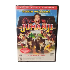 Jumanji (DVD 1995) Adventure Comedy Family Buddy Board Game Time Travel Fantasy