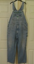 Vintage LIBERTY DENIM OVERALLS Stained Faded Destroyed GRUNGE 40x30