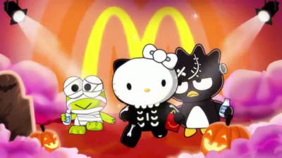McDonald's 2019 HELLO KITTY Sanrio Halloween Cat Costume Figure