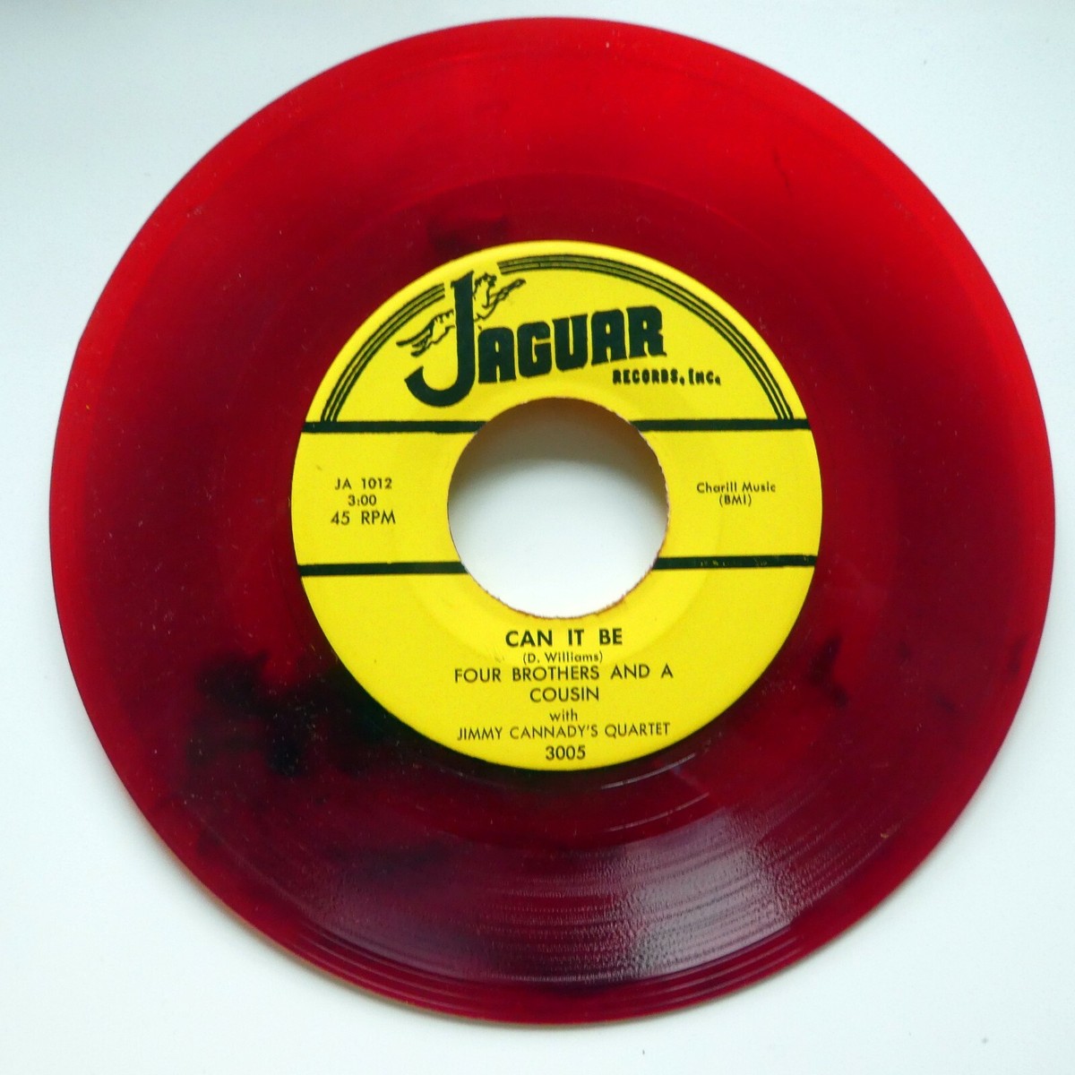 FOUR BROTHERS and a COUSIN 45 Can it be REX wax REPRO doowop MINT