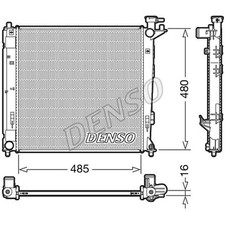 DENSO Car Radiator DRM41008 - Engine Cooling fits Kia Sportage III Hyundai ix35