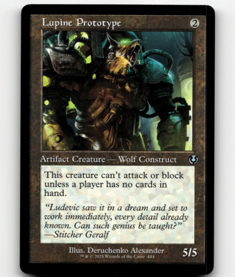 MTG Lupine Prototype (Retro Frame) #444 - Innistrad Remastered
