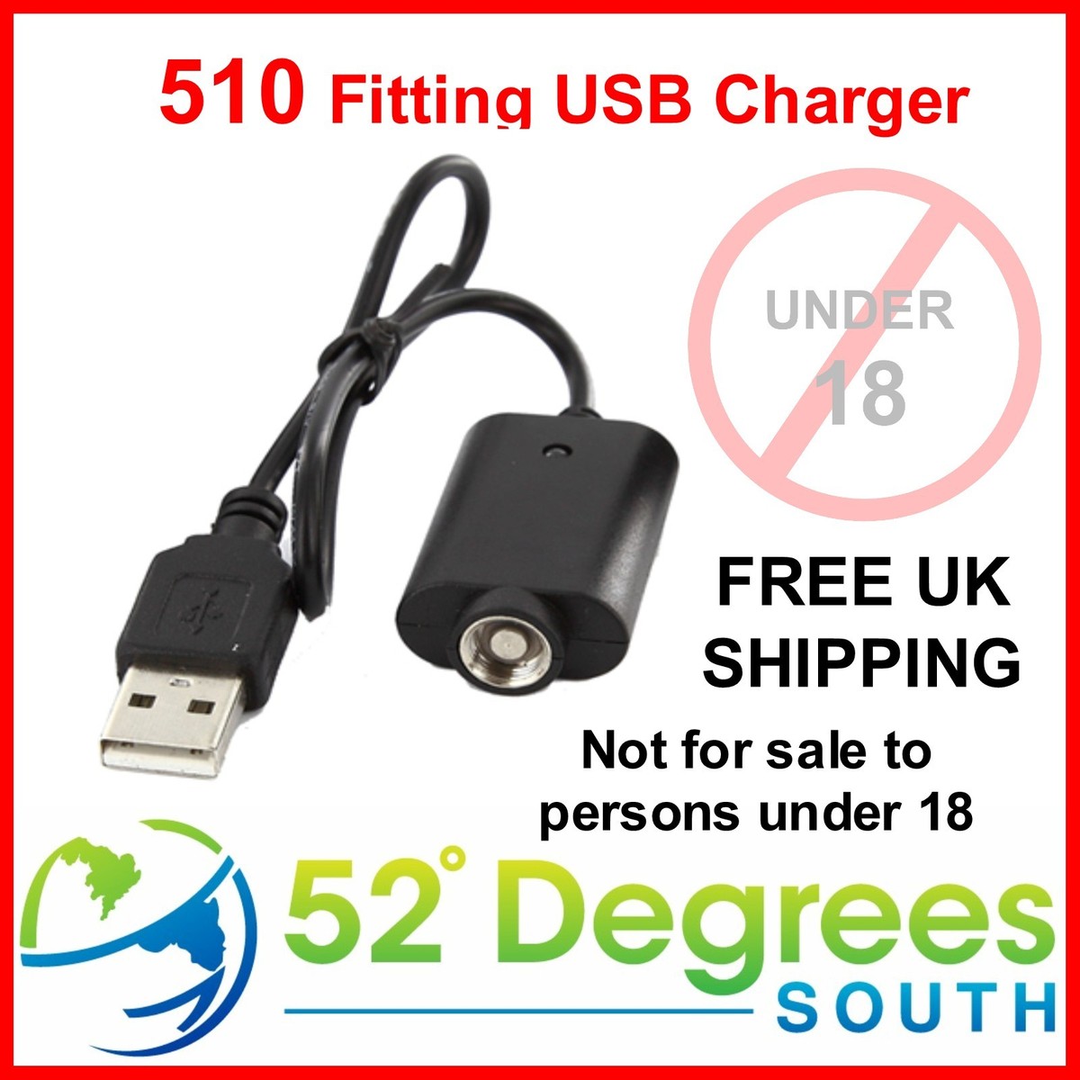 USB EGO 510 Charger Cable BOGOF E-Cigarette E-Cig - Free UK Shipping | eBay  UK