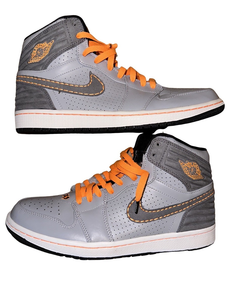 HOT Sneakers Jordan Retro 93 Wolf Grey Orange NIKE AIR