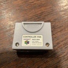 Nintendo 64 N64 Memory Card Controller Pak Pack Tested Works NUS-004