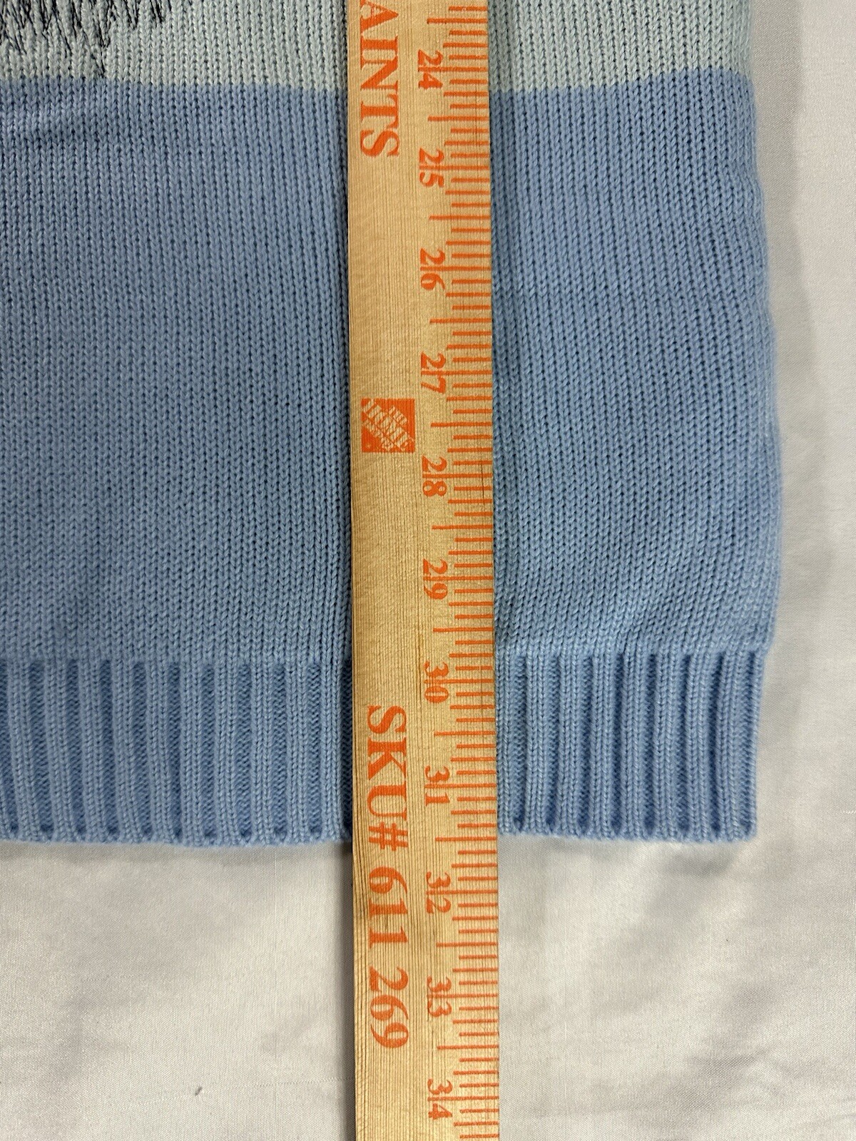 Vintage Southpole Blue Patchwork Pullover Sashiko… - image 3