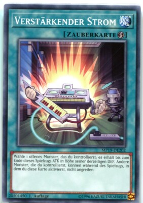 Yu-GI-OH Verstärkender Strom Common MP19-DE202