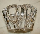 Vintage Orrefors Sweden Heavy Crystal Glass Max Votive Candle Holder — photo 3