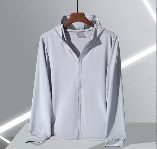 UPF50+ Eisseide Sonnenschutzkleidung für Herren Outdoor dünn atmungsaktiv UV Schutz - Bild 22 von 32