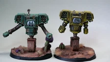 Pro Painted - Securitron Robot Enforcers - Fallout Wasteland Warfare Modiphus