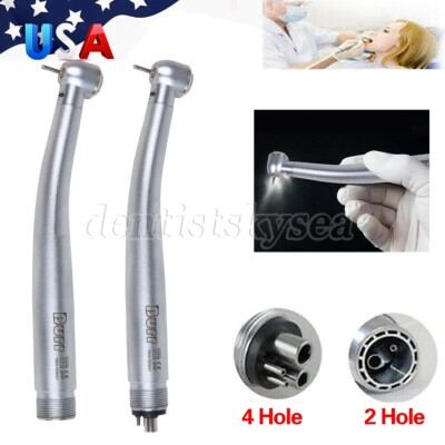 Dental Fiber Optic LED E-generator High Speed Handpiece 2/4 Holes UDM