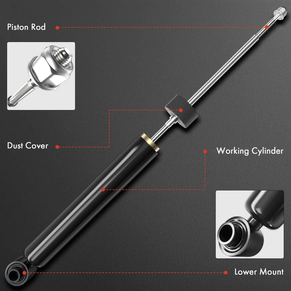 2x Rear Side Shock Absorber for Volvo XC60 2010 2011 2012-2017 with Variant Code - Image 2 of 4