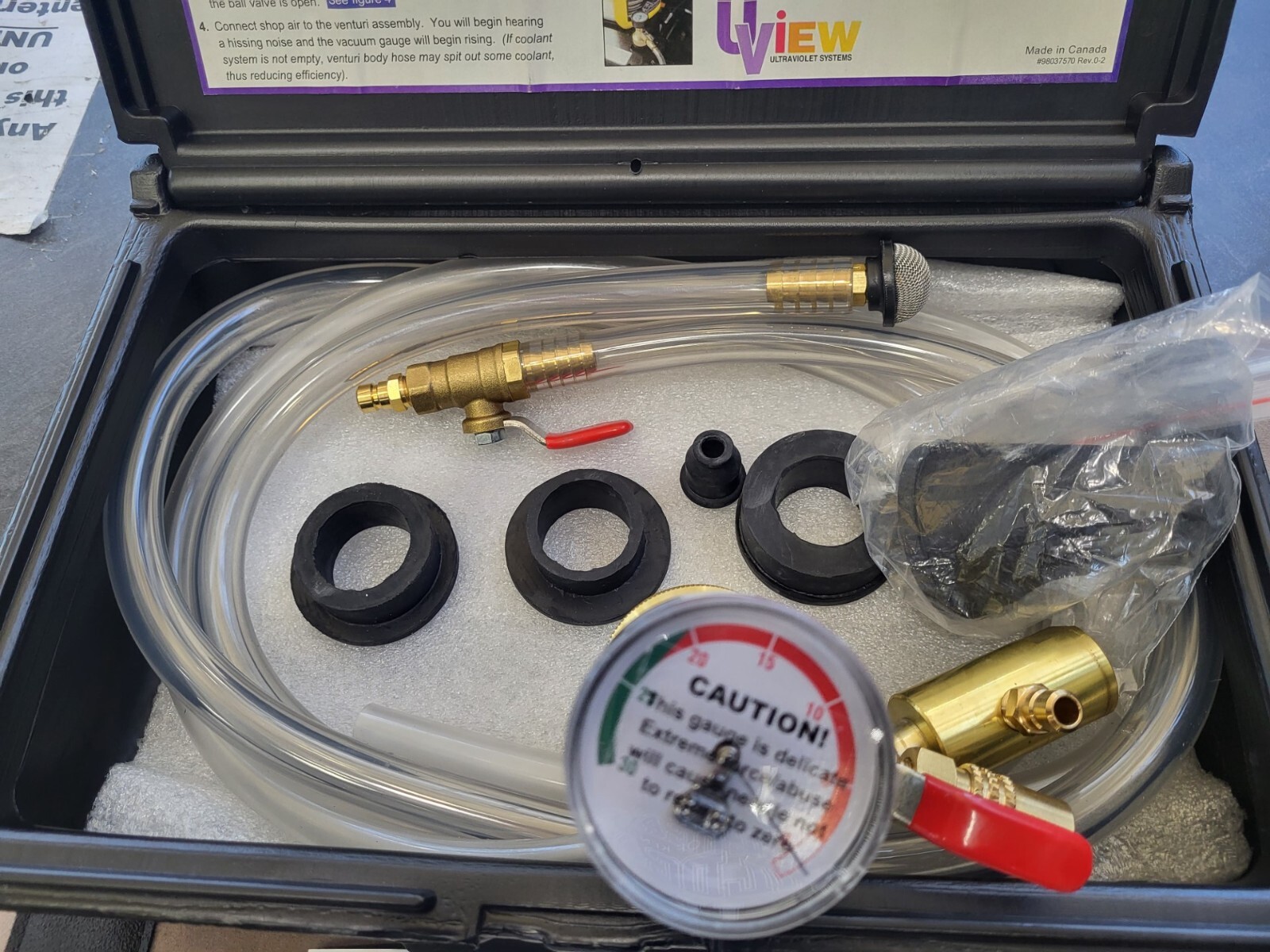 UVIEW 55000 Air Lift Cooling System Tester & Refiller NIB eBay