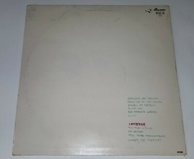 ZERO NINE INTRIQUE LP 1986 METAL MEGAFONE RECORDS ROCK PRIVATE