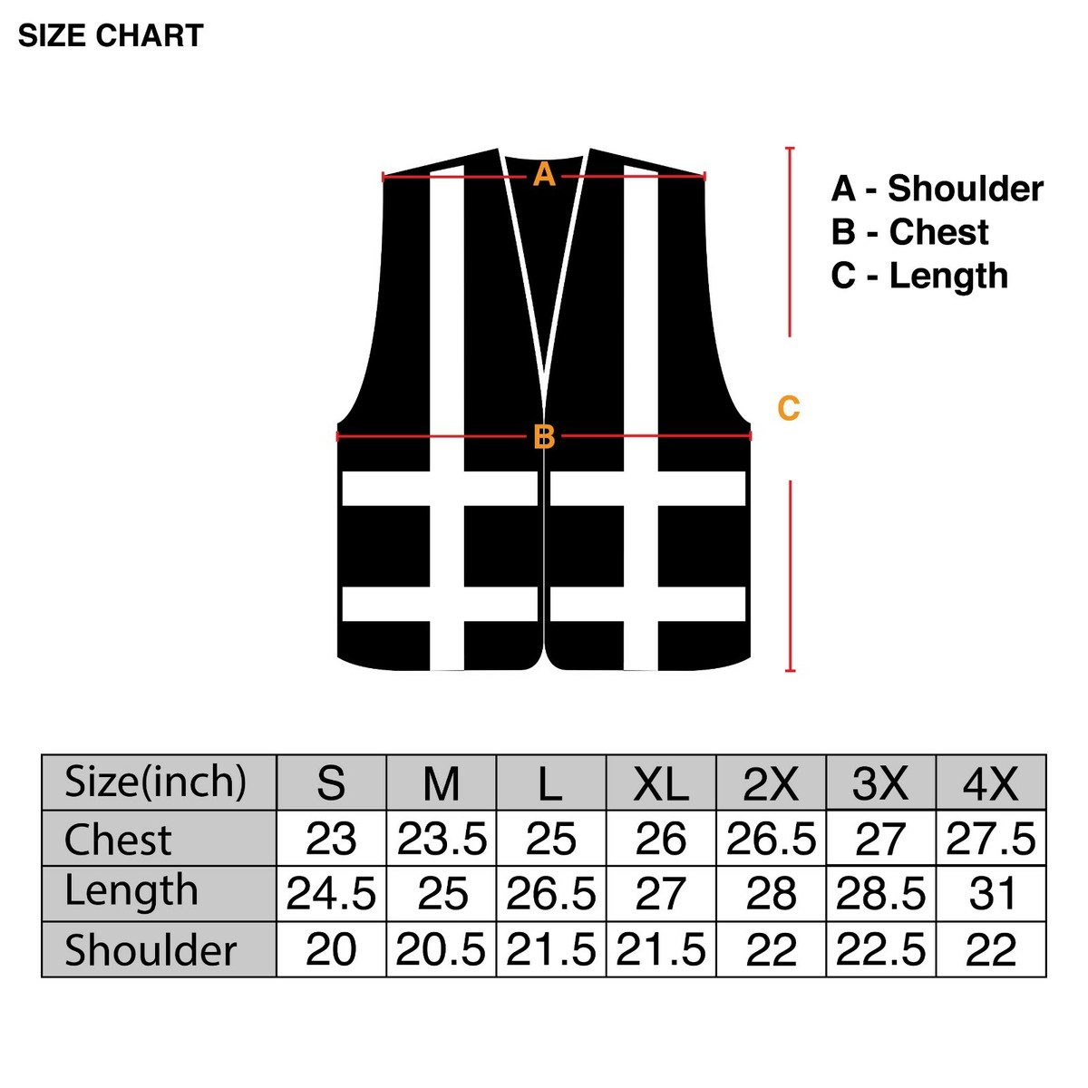 2XL-GEOMETRA Solido Lime Due Toni Gilet Di Sicurezza, ANSI/ISEA 107-2015
