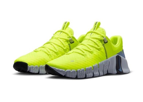 Nike Free Metcon 5 Volt/Smoke Grey Gym Shoes Training Mens Size US 10 Rare New✅