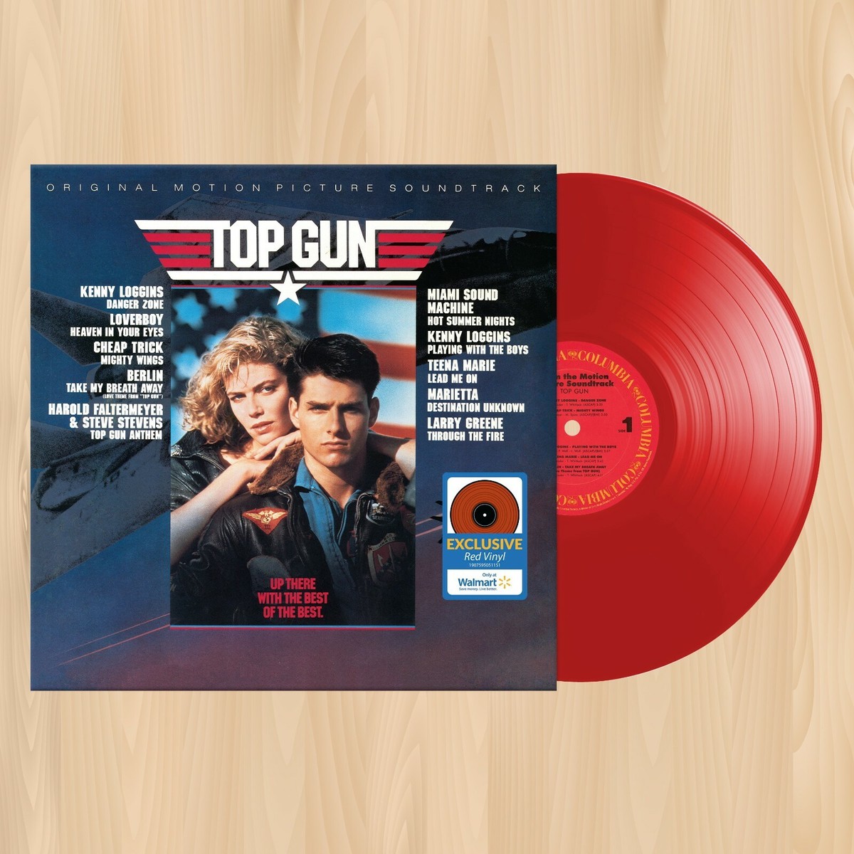 RED VINYL---- TOP GUN Original Motion Picture Soundtrack WALMART