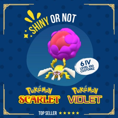 Rabsca Shiny or Non   6 IV Competitive Customizable Pokémon Scarlet Violet