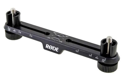 Robuste Stereo Mikrofonschiene von Rode aus stabilem ABS-Kunststoff 5/8 Gewinde