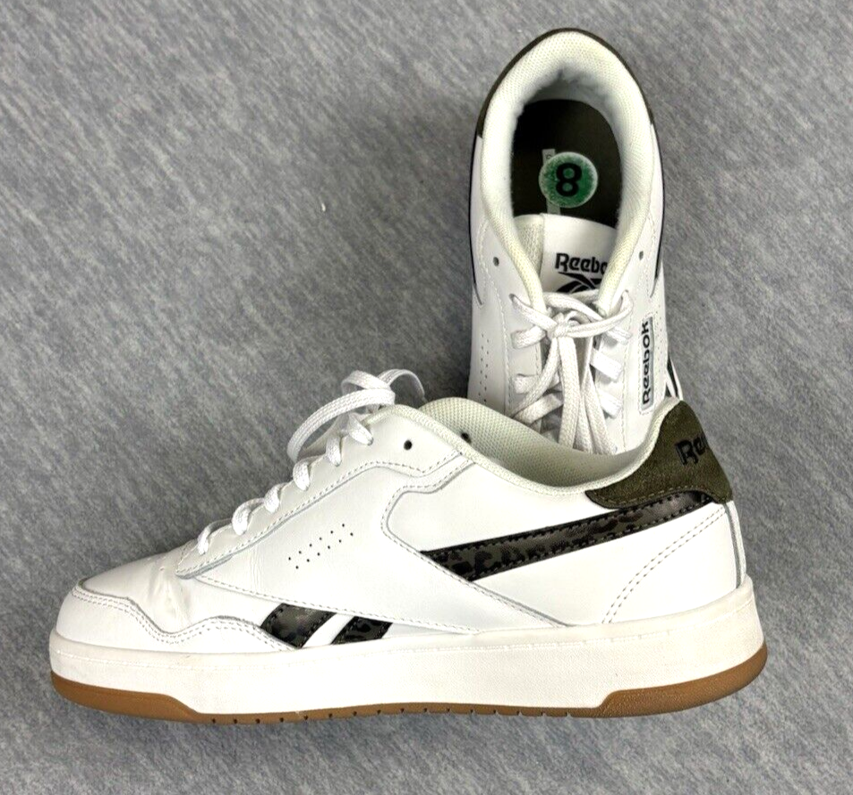 Reebok Galaxy 7 Club C Revenge Womens 8 White Green Camo Gumsole