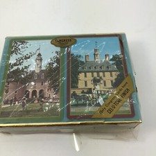 Congress Playing Cards Cel-U-Tone Finish Double Deck Sealed Box Vintage