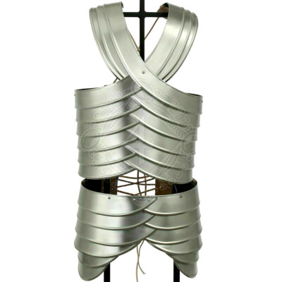 Mittelalterlich Elfen Metall Halb Körper Armor Funktionell Tragbare Brust