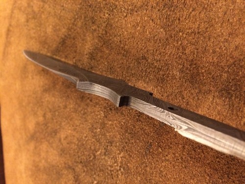 Handmade Pattern Welded Damascus Steel Blank Blade-Knife Making-Klinge-B1 - Picture 4 of 4